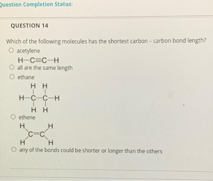 Solved Question Completion Status QUESTION 14 Which of the