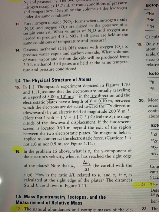 Solved Isotop: 20 Ne 21 Ne 22 Ne N, and gaseous H. nitrogen | Chegg.com