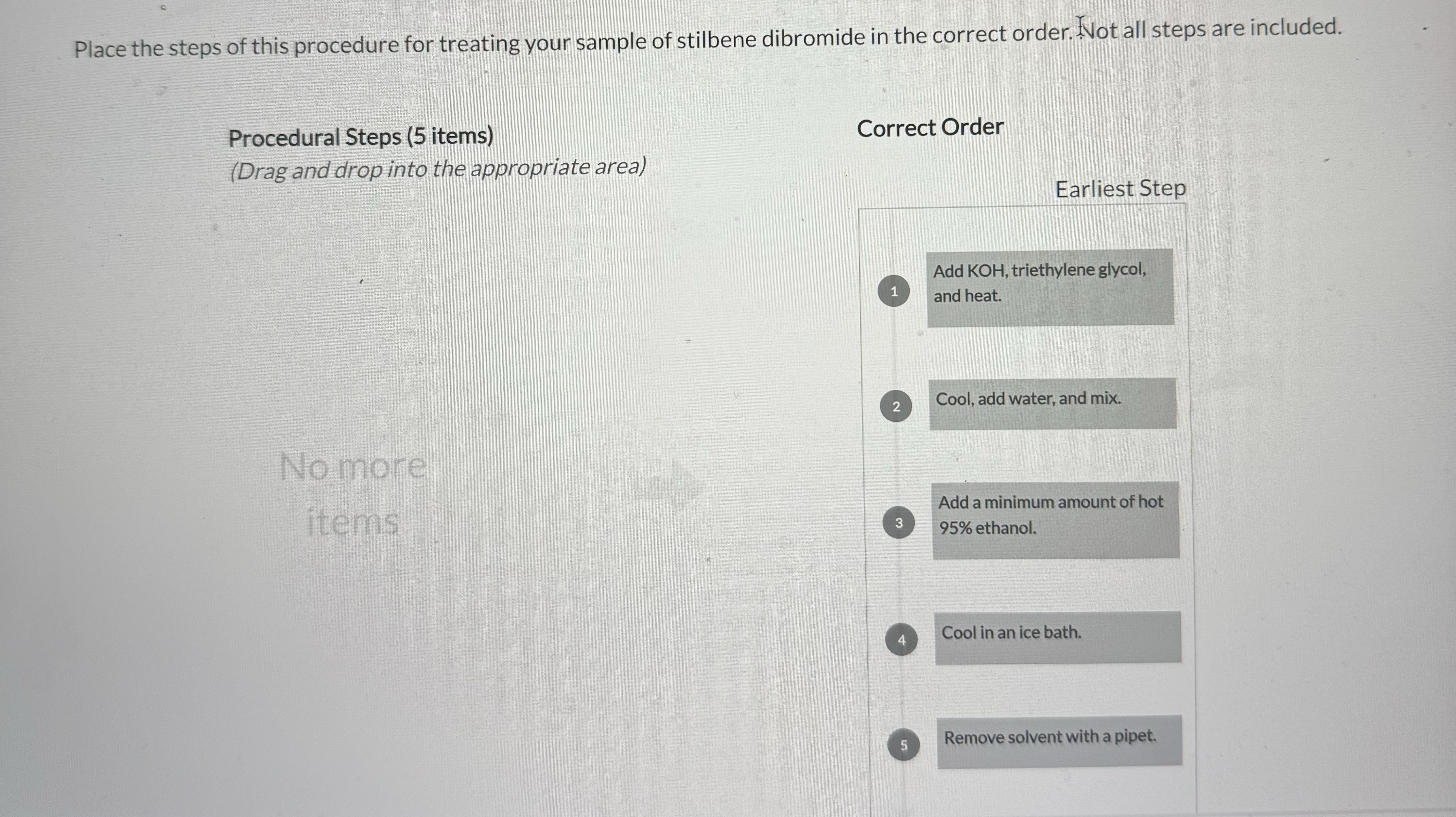 Place The Steps Of This Procedure For Treating Your Chegg Com