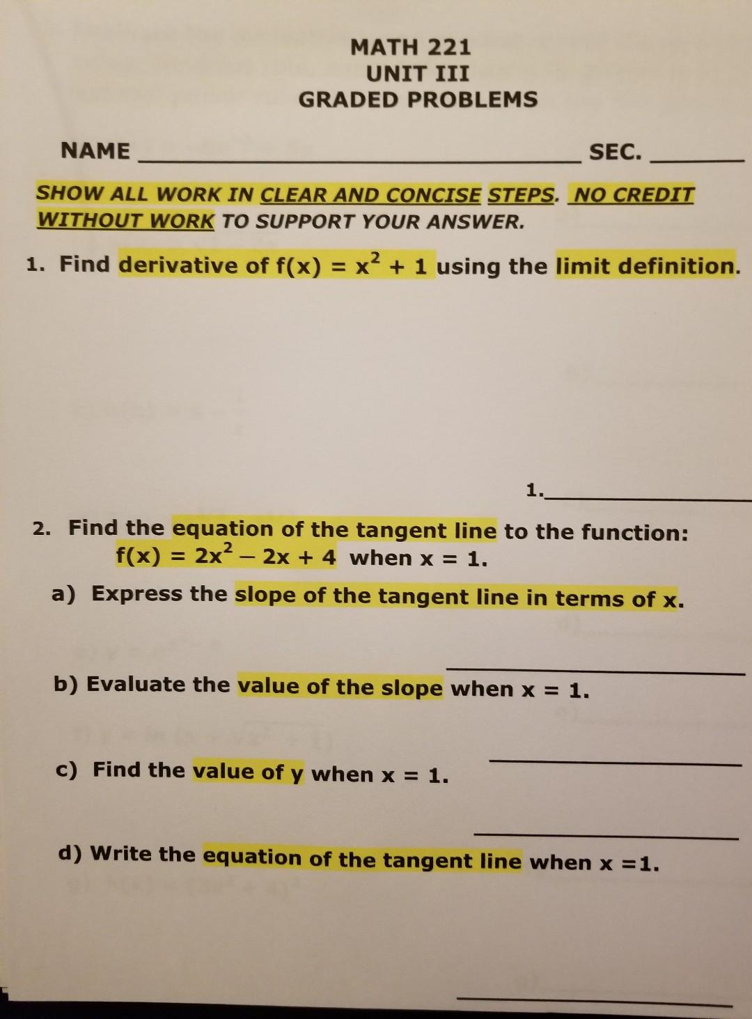 Solved of 87 Section 3 are certo 222 227 Exercises In