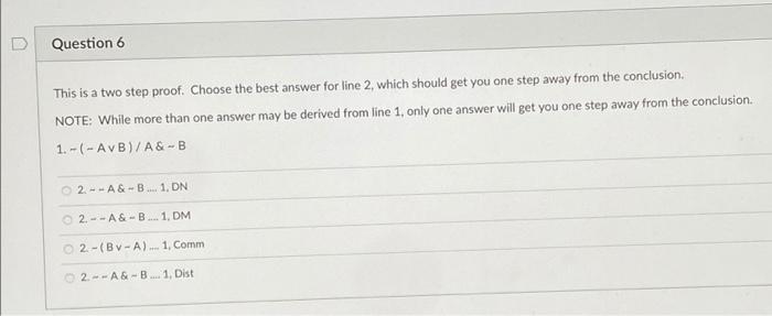 Solved Question 5 Choose the correct answer to complete the | Chegg.com