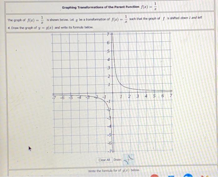 Solved Graphing Transformations of the Parent Function | Chegg.com