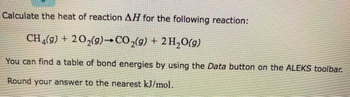 Solved Calculate The Heat Of Reaction AH For The Following | Chegg.com