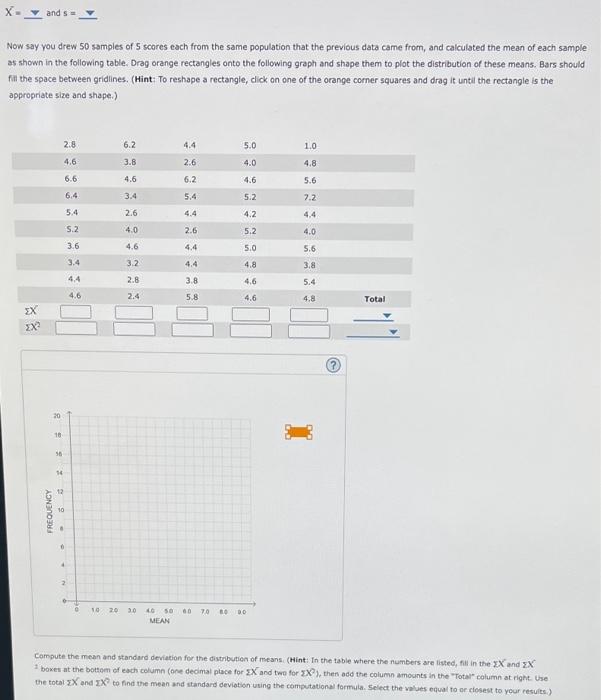 The following numbers represent 100 random numbers chegg