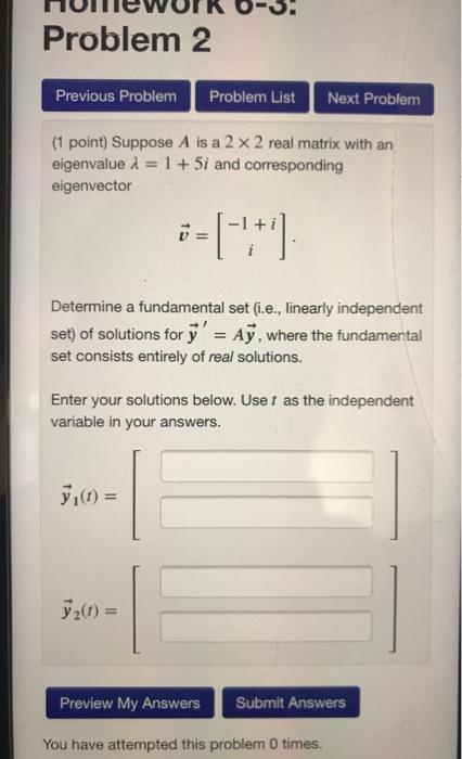 Solved Homework 6-3: Problem 1 Previous Problem Problem List | Chegg.com
