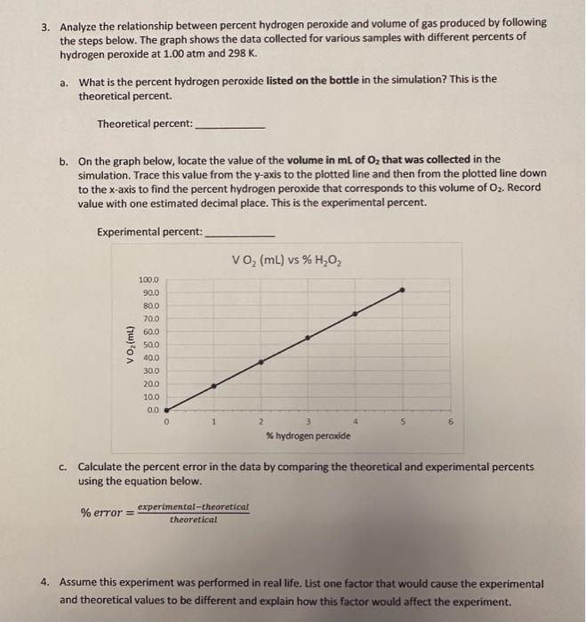 Solved 3. Analyze the relationship between percent hydrogen