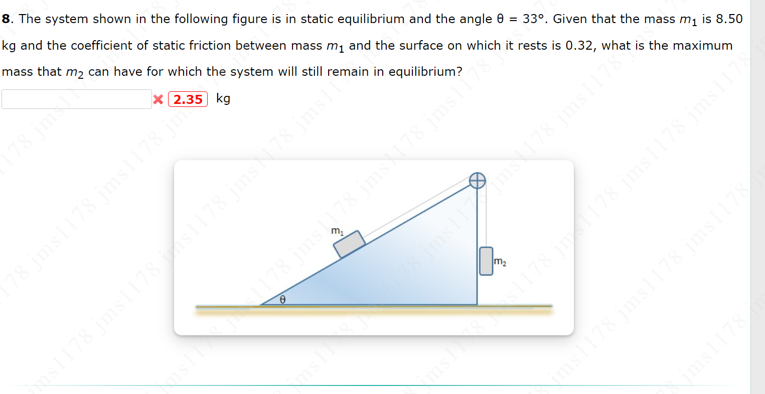 Solved The system shown in the following figure is in static | Chegg.com
