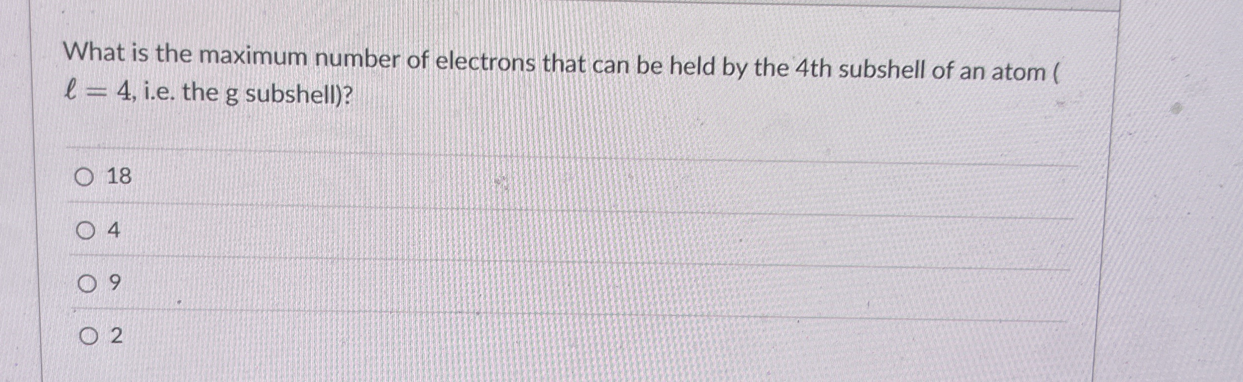 Solved What is the maximum number of electrons that can be | Chegg.com