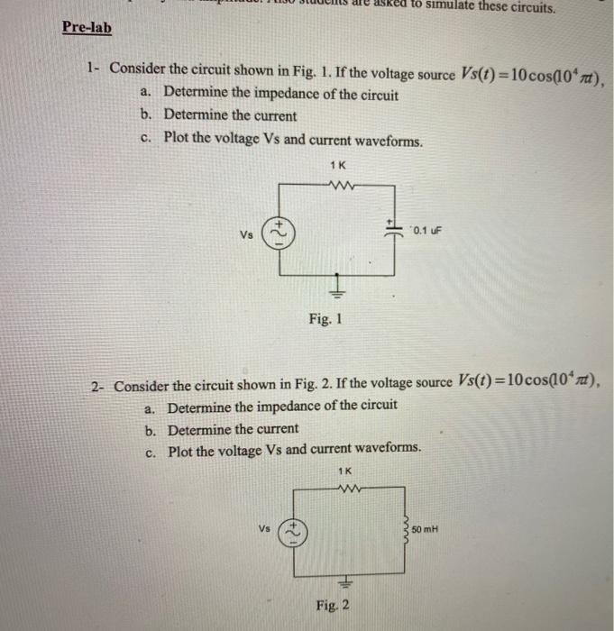 Solved Procedure 1. Connect the circuit shown in Fig. 1 on | Chegg.com
