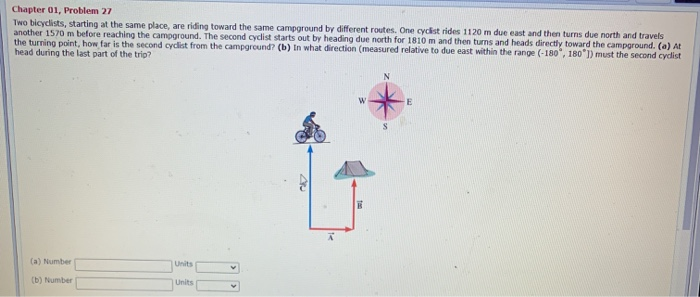 Solved Chapter 01, Problem 27 Two Bicyclists, Starting At | Chegg.com