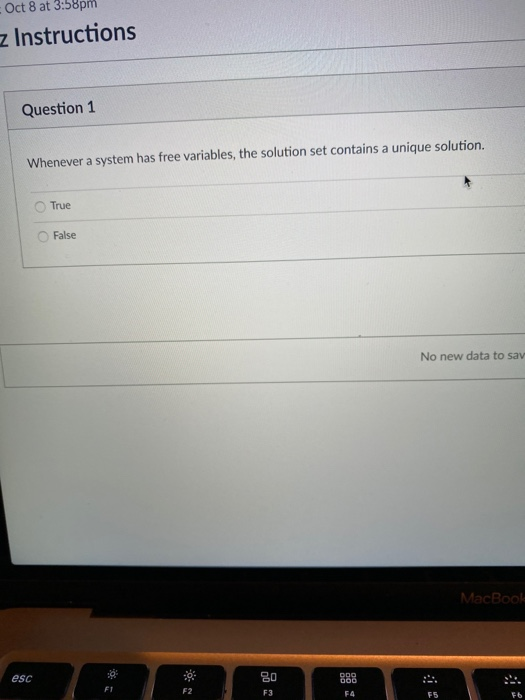 Solved Oct 8 at 3:58pm z Instructions Question 1 Whenever a | Chegg.com