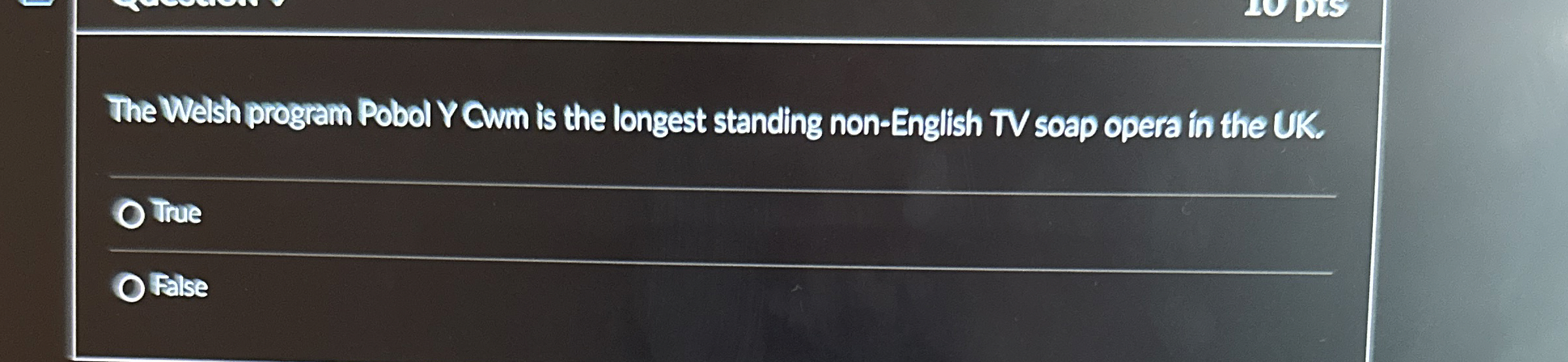 Solved The Welsh program Pobol Y OWm is the longest standing | Chegg.com