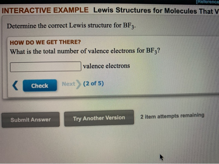 Lewis Structure Interactive Solved (References INTERACTIVE EXAMPLE Lewis Structures for | Chegg.com