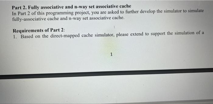 In this programming project, you are asked to develop | Chegg.com