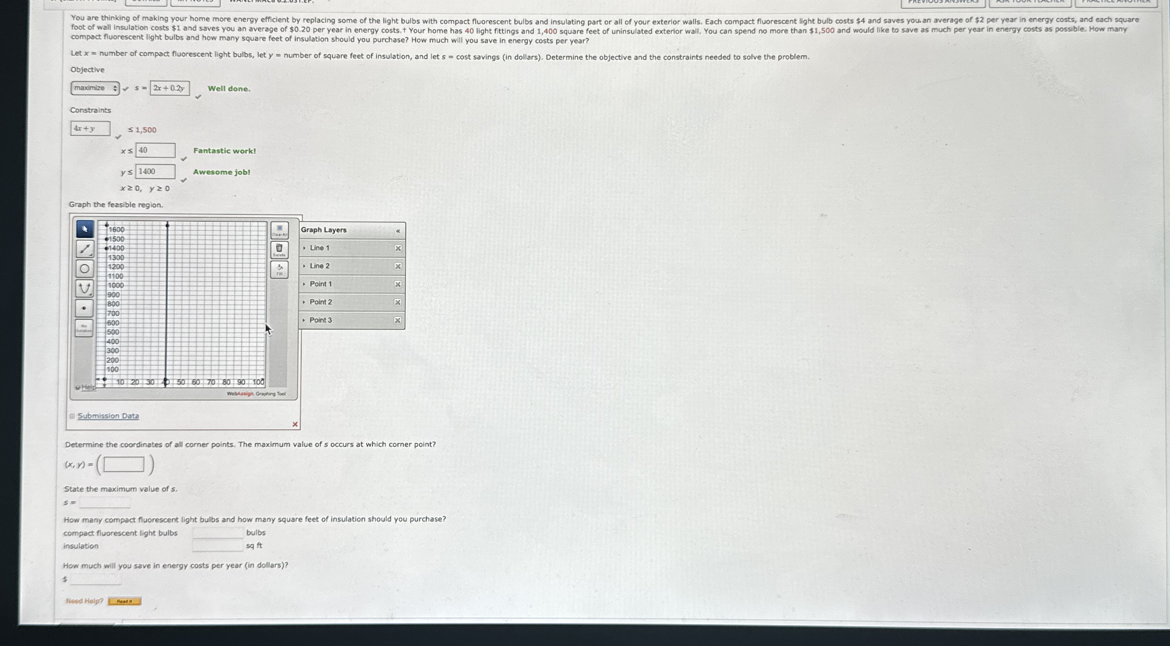 compact fluorescent light bulbs and how many square