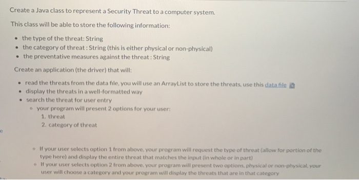Solved java code. no try catch statements. use a scanner to | Chegg.com