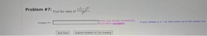 Solved Problem #7: Problem #7: Find the value of Just Save | Chegg.com