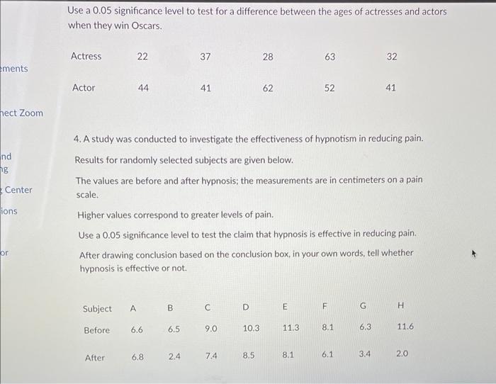 Solved 1. Researchers conducted a study to investigate the | Chegg.com