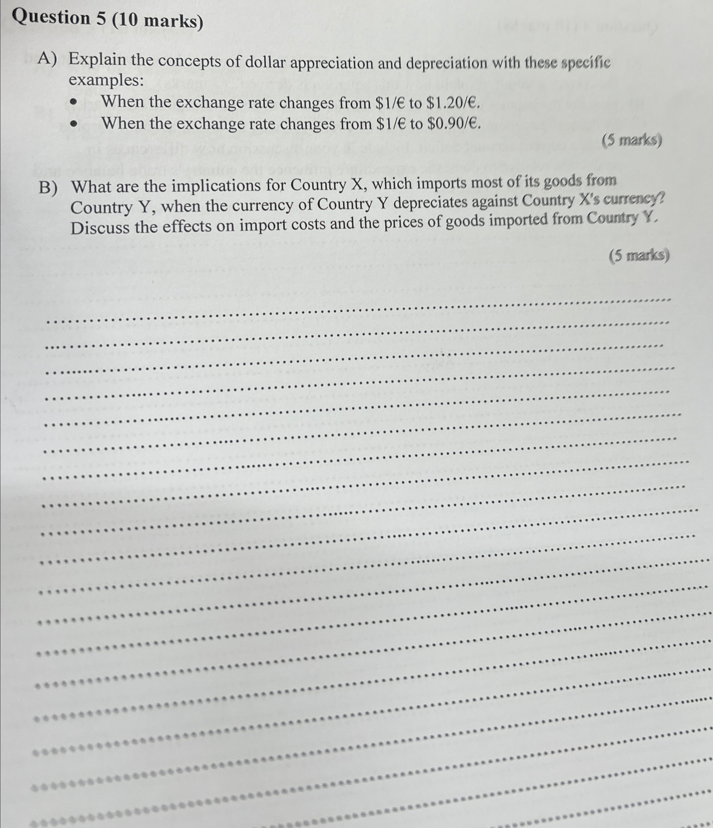 Solved Question 5 (10 ﻿marks)A) ﻿Explain the concepts of | Chegg.com