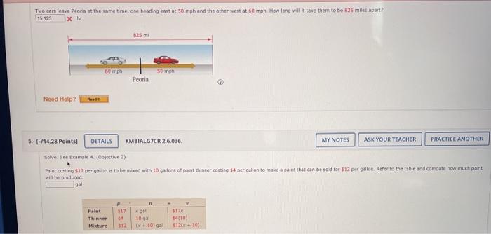 Solved Two cars leave Poia at the same time, one heading | Chegg.com