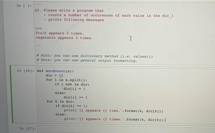Solved Please code only question 3 in python. Please only | Chegg.com
