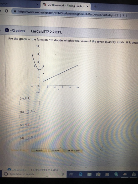 Limits Homework Help | Free Math Help Forum