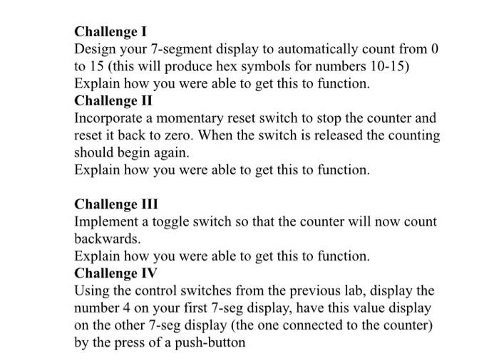 OBJECTIVES This lab will allow you continue to | Chegg.com
