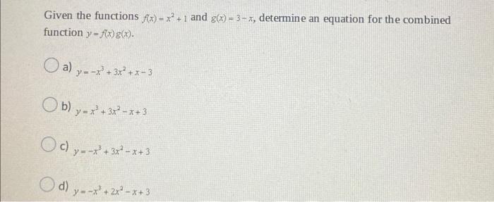 Solved When two functions are multiplied, the range of the | Chegg.com