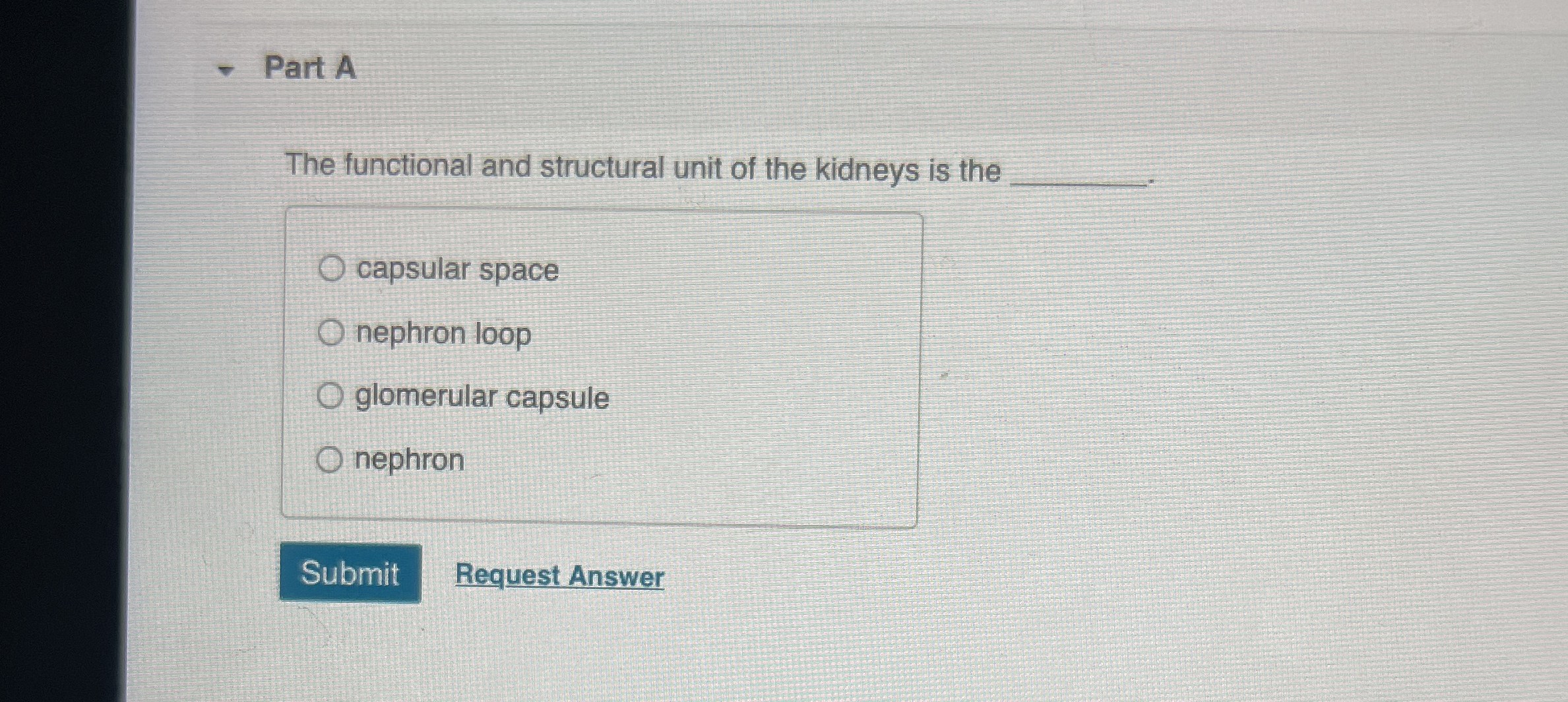 Solved Part AThe functional and structural unit of the | Chegg.com