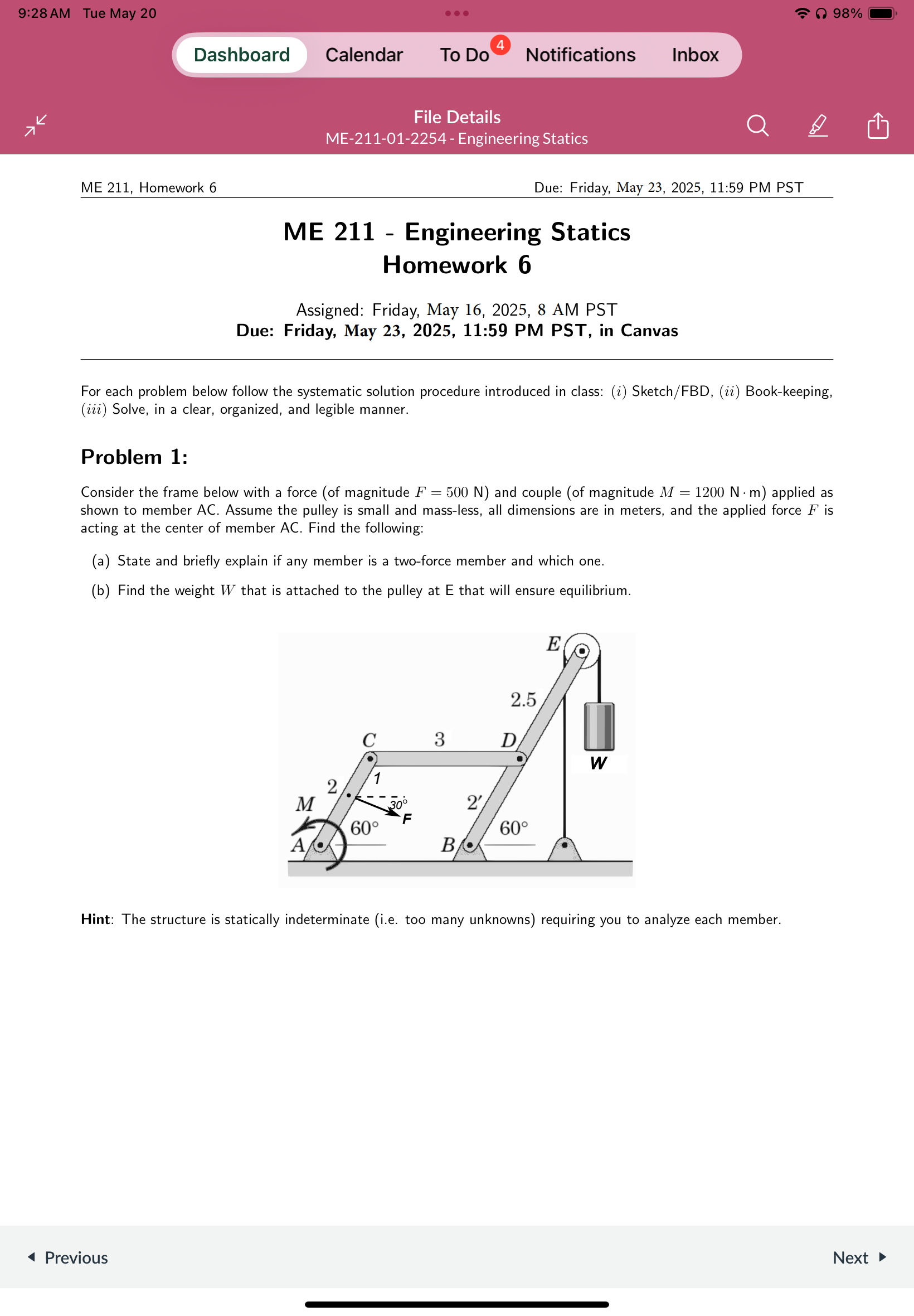 Solved For each problem below follow the systematic solution | Chegg.com