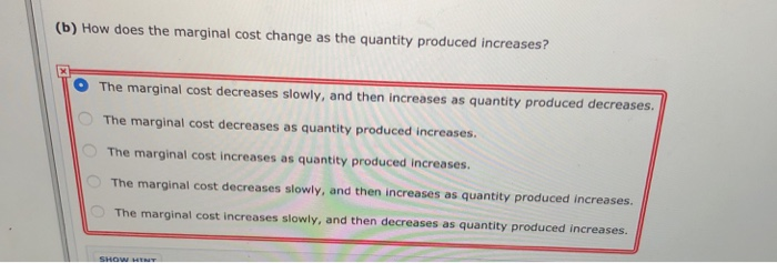 Solved Question 26 Let C Q Be The Total Cost Of Producin Chegg Com