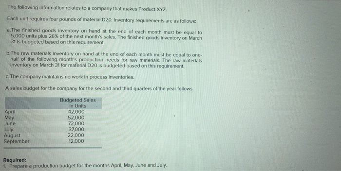 Solved can someone help me with this managerial accounting | Chegg.com