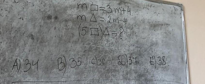 Level 34 Math Problem Solution Solved A) 34 B) 35Cc3637 뎍 | Chegg.com