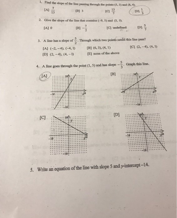 Solved 1) Ex-3 y - 1 5) - Find the indicated coordinates. 5) | Chegg.com