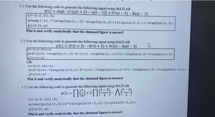 Solved 1.1 Use the following code to generate the following | Chegg.com