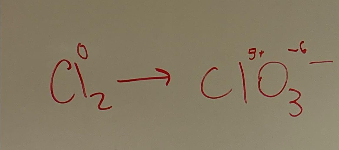 Cl20→ClO33- | Chegg.com