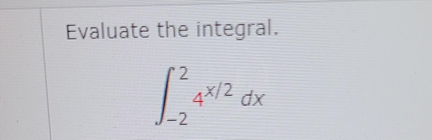 Solved Evaluate The Integral 224x 2dx Chegg Com   Image 