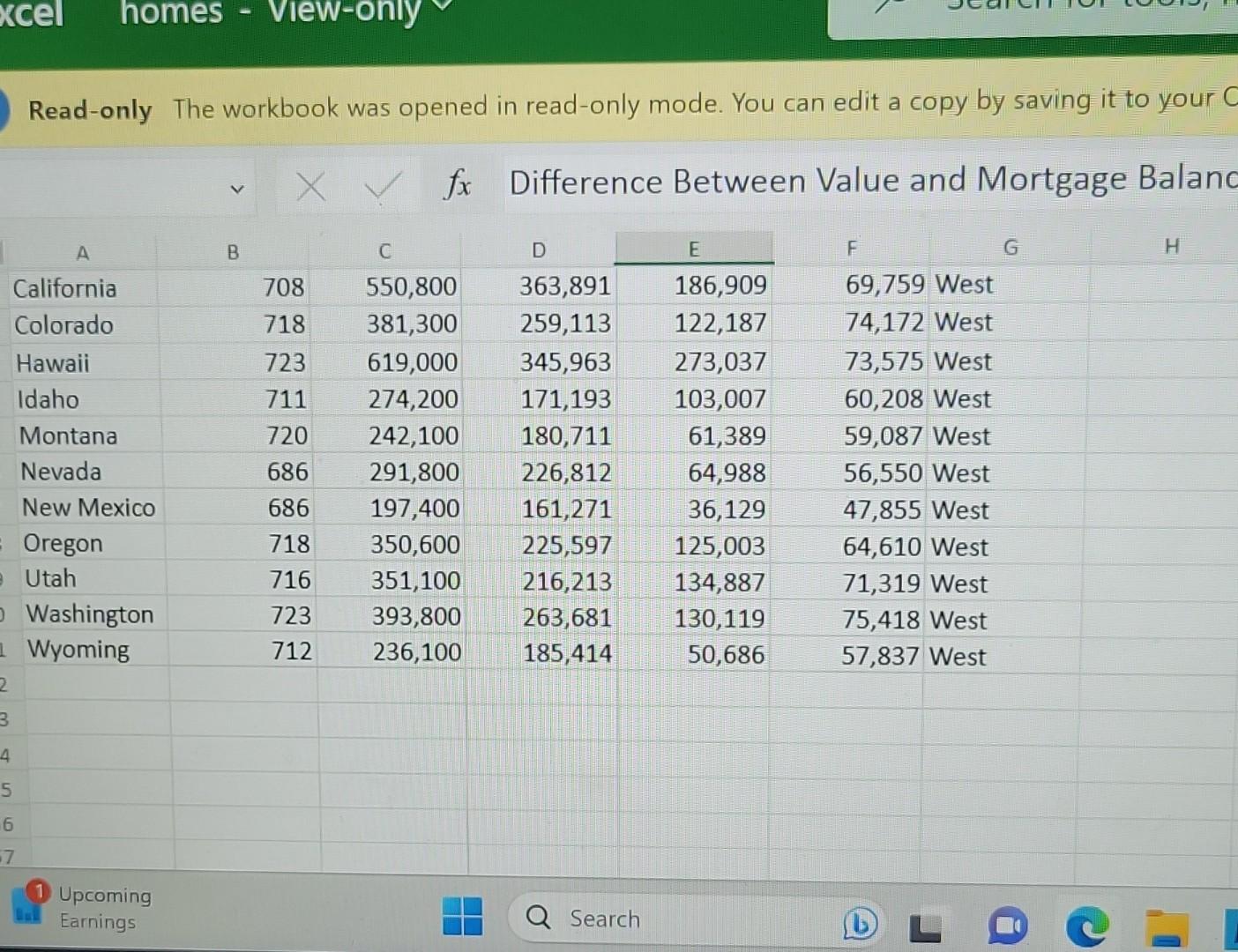 Difference Between Value and Mortgage Chegg com