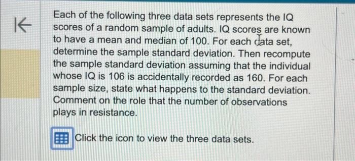 how to find the standard deviation of a data set