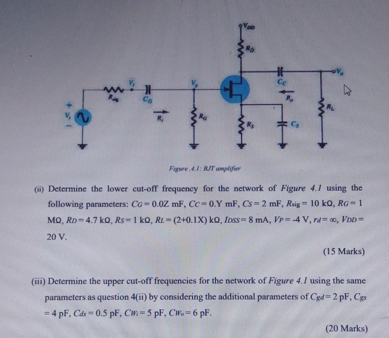 Solved 04 (1) Explain The Behavior Of Coupling Capacitor And | Chegg.com