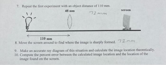 Solved make an accurate ray diagram of this situation and | Chegg.com