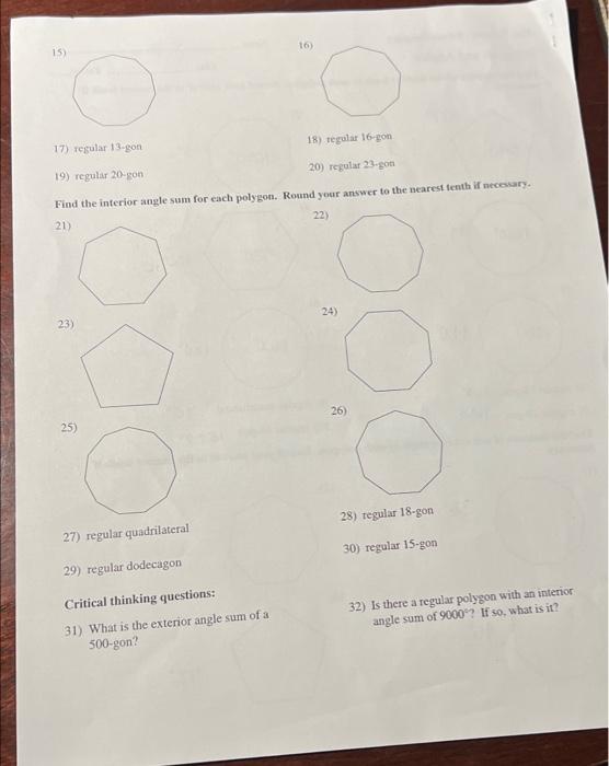 Solved please help and if you cant do all of them please do | Chegg.com