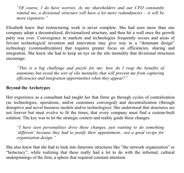 Nestle organizational structure case study image