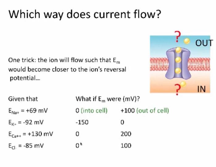 Solved Which way does current flow? One trick: the ion will | Chegg.com