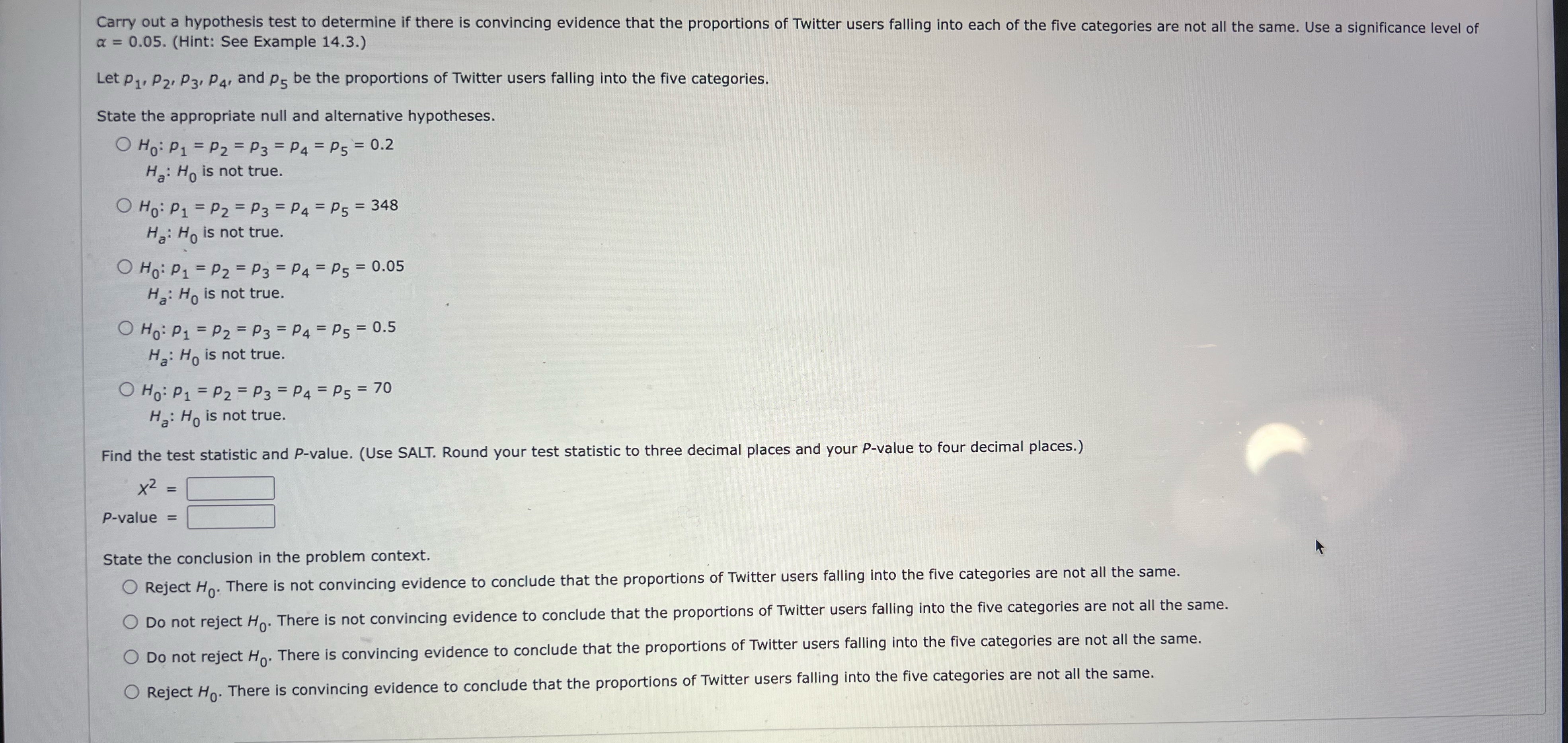 Solved The authors of a paper studied a random sample of 348 | Chegg.com