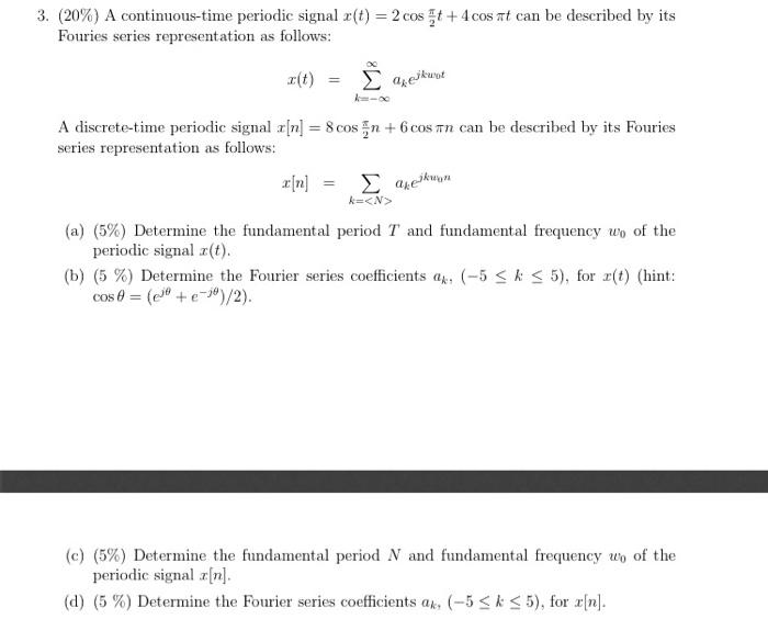 Solved signal and systems questions please answer in detail | Chegg.com