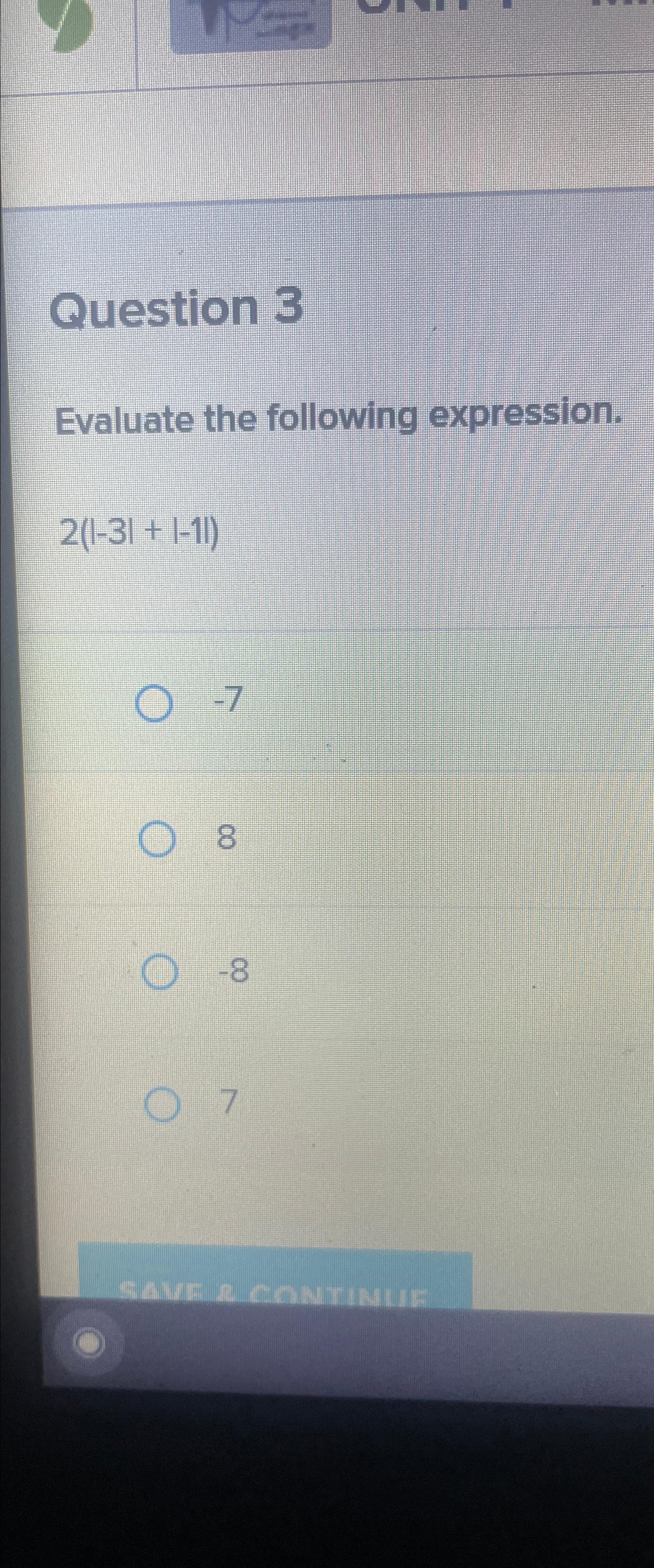 Solved Question 3Evaluate the following | Chegg.com