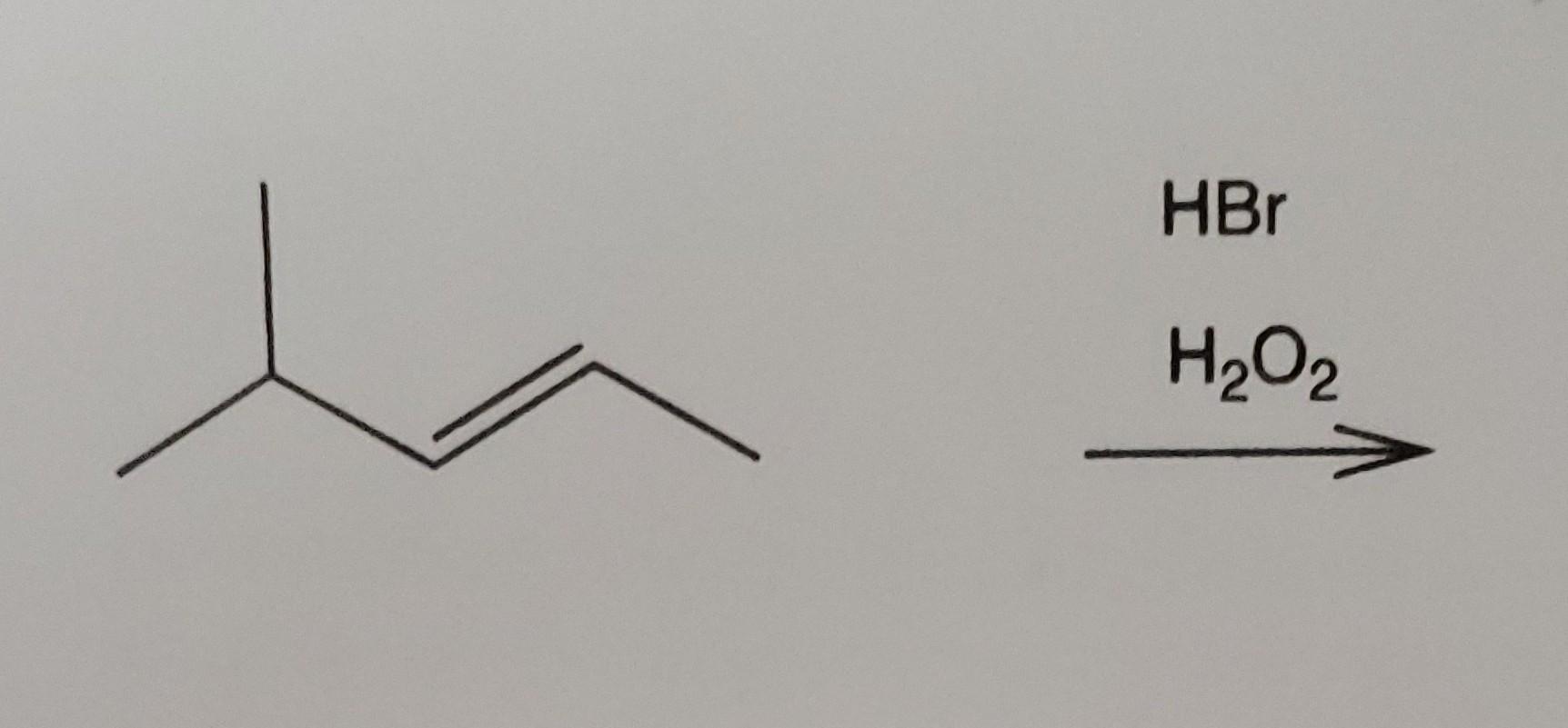 Solved HBr H₂O₂ | Chegg.com