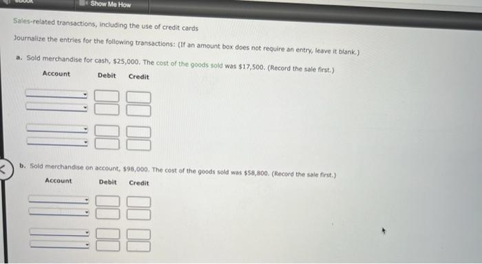 Solved Sales-related Transactions, Including The Use Of | Chegg.com