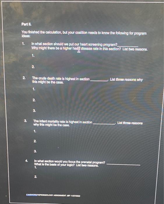 Solved Epidemiology Worksheet Compatibility Mode Tell me